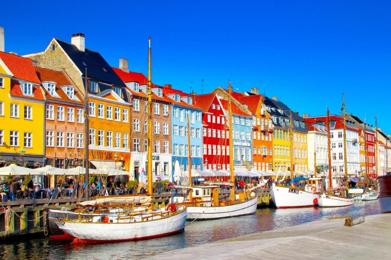 Central Copenhagen Apt With Balcony, Free Parking W Elevator Exterior foto